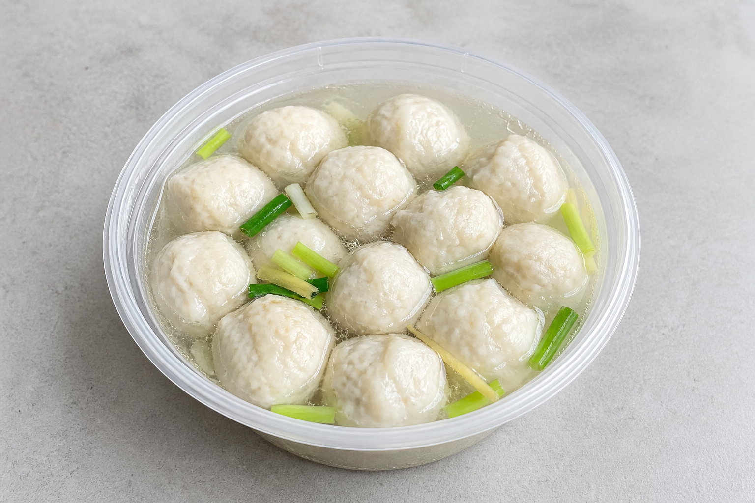 clear broth hot pot stuffed fish balls add-on P07 — China ingredient