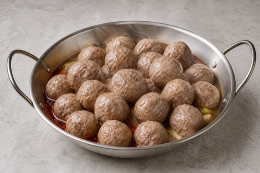 dual broth hot pot juicy beef balls add-on P05 — China ingredient