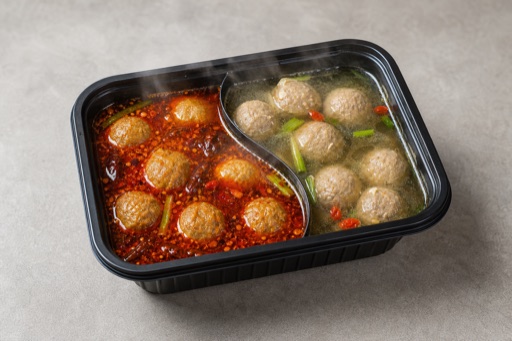 dual broth hot pot juicy beef balls add-on P06 — China ingredient