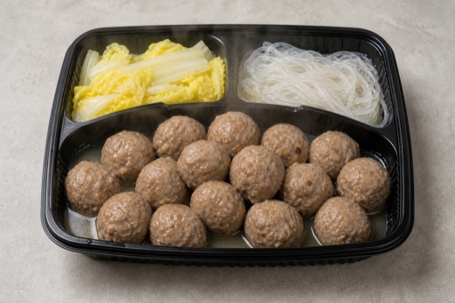 dual broth hot pot juicy beef balls add-on P08 — China ingredient