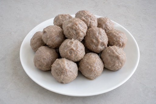 dual broth hot pot juicy beef balls add-on P09 — China ingredient