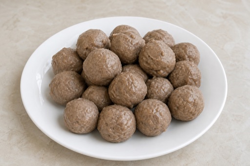 hot pot beef balls add-on food image by VDAMO
