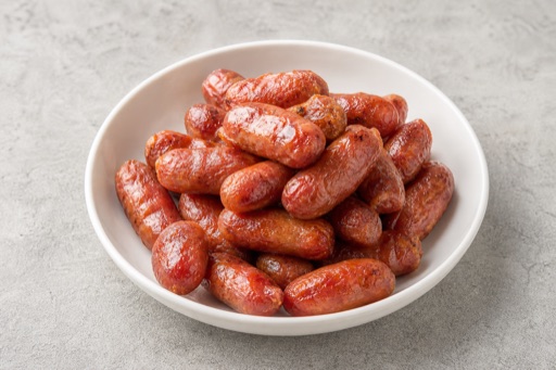 Photorealistic hot pot crispy sausage add-on P04 food image by VDAMO