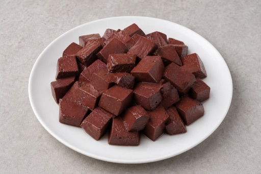 hot pot duck blood cubes add-on food image by VDAMO