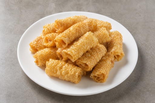 hot pot fried tofu skin rolls add-on food image by VDAMO
