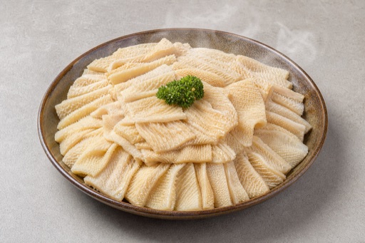 Photorealistic hot pot layered beef tripe add-on P10 food image by VDAMO