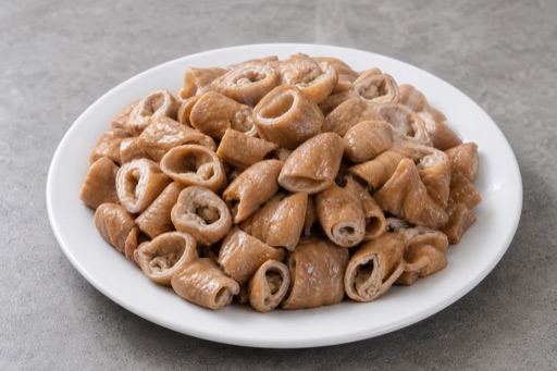 hot pot pork intestine pieces add-on food image by VDAMO