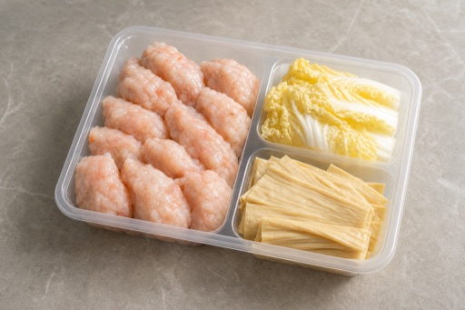 Photorealistic hot pot shrimp paste add-on P08 food image by VDAMO