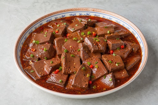 individual hot pot duck blood cubes add-on P10 — China ingredient