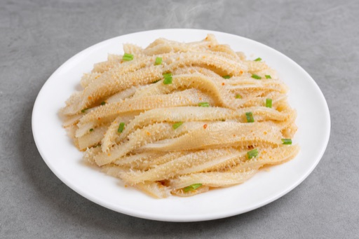 Photorealistic individual hot pot layered beef tripe add-on P09 food image by VDAMO