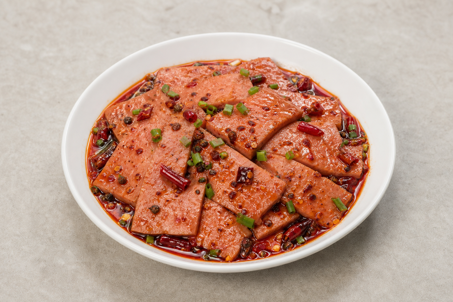 mala hot pot luncheon meat slices add-on P04 — China ingredient