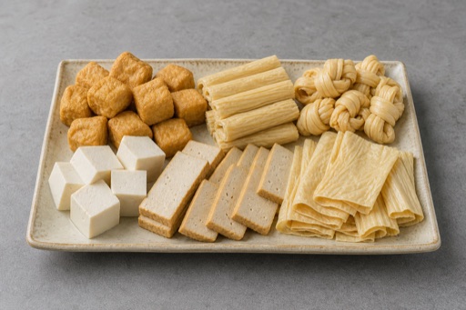 tofu product platter P10 — China ingredient