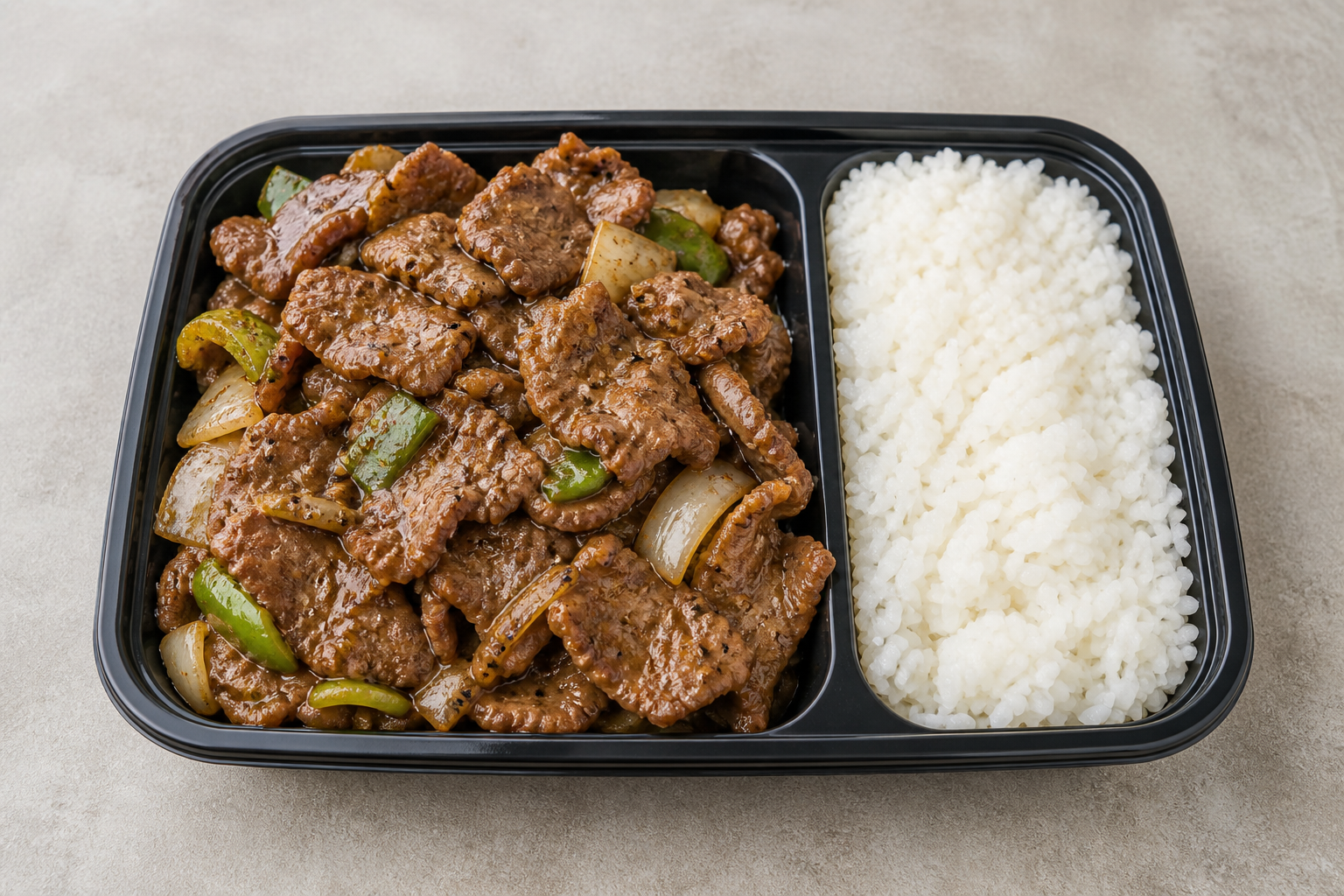 Photorealistic black pepper beef slices P08 food image by VDAMO