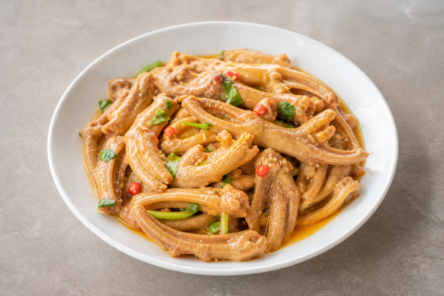 boneless duck feet P04 — China dish