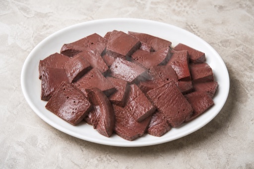 Photorealistic boxed duck blood curd P03 food image by VDAMO