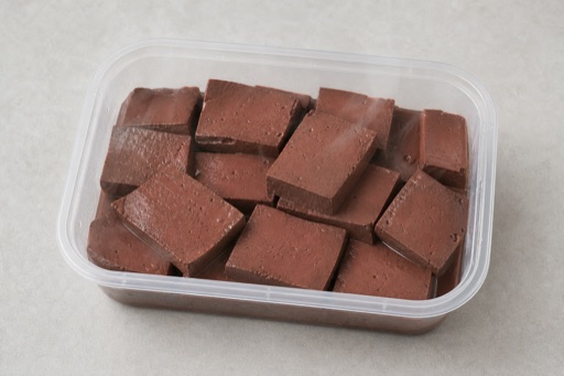 Photorealistic boxed duck blood curd P07 food image by VDAMO