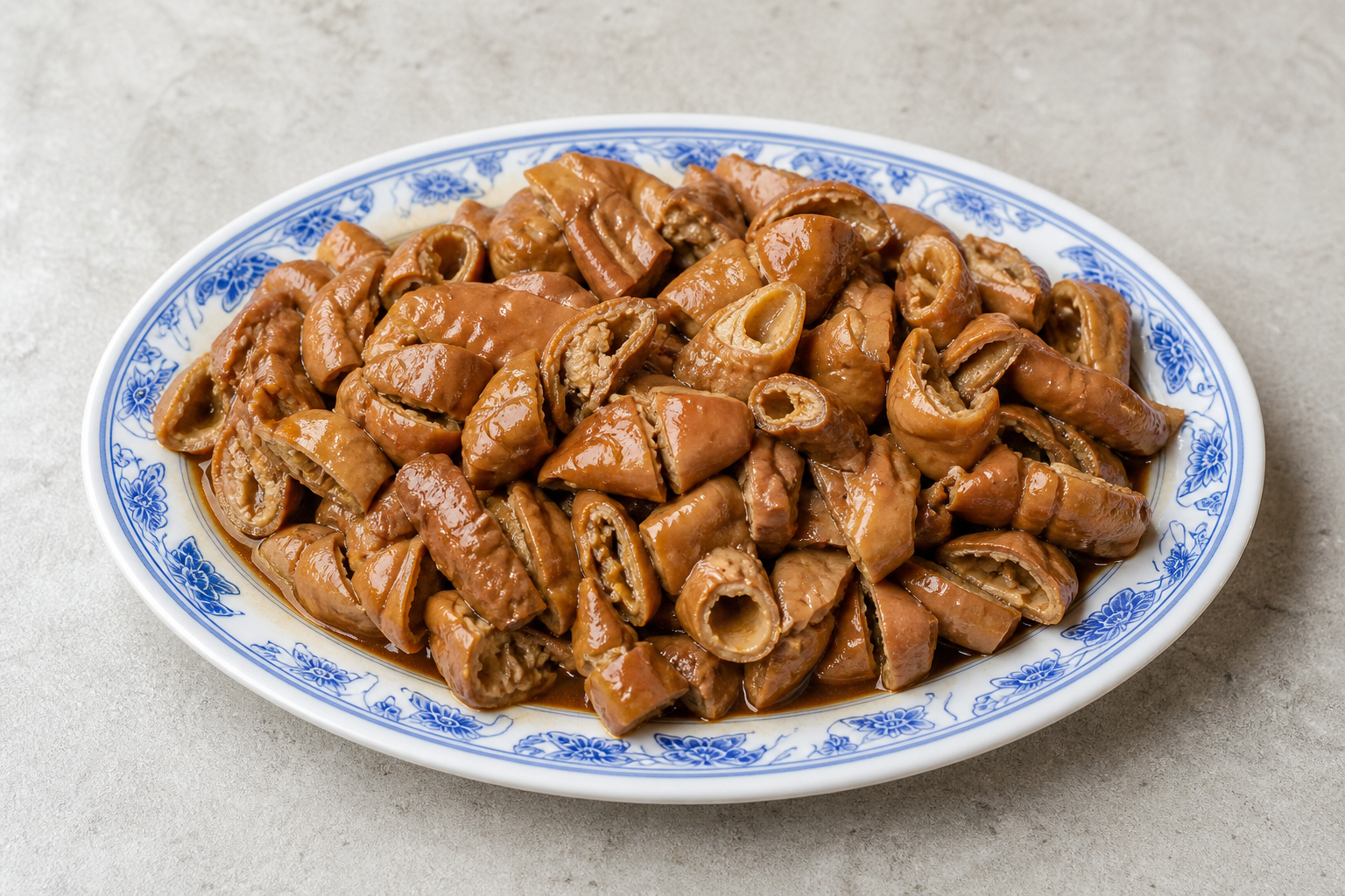 braised pork intestine P03 — China dish