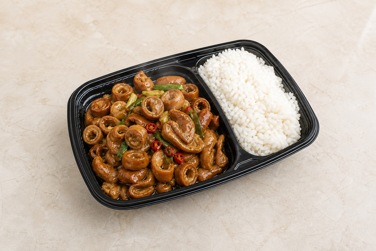 braised pork intestine P08 — China dish