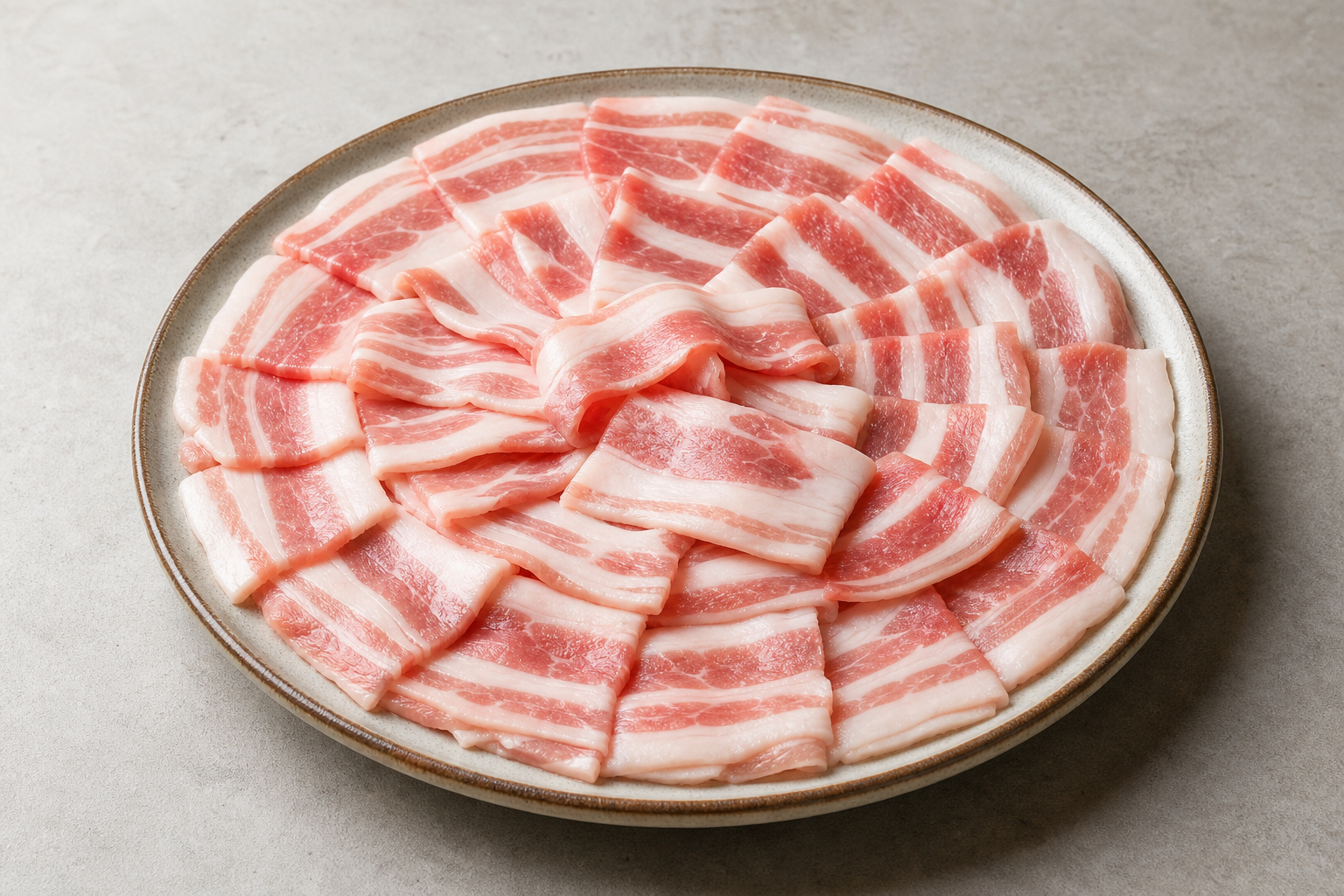 Chaoshan beef hot pot pork belly slices add-on P10 — China dish