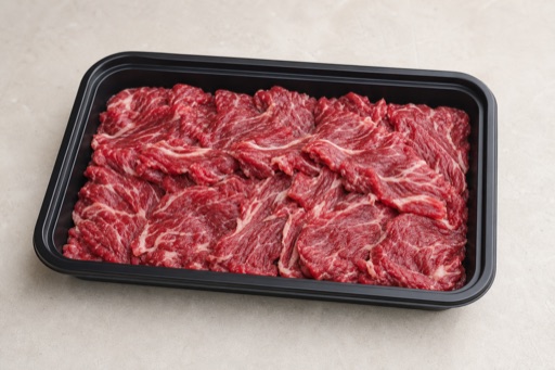 Photorealistic Chaoshan beef hot pot spoon meat beef slices add-on P06 food image by VDAMO