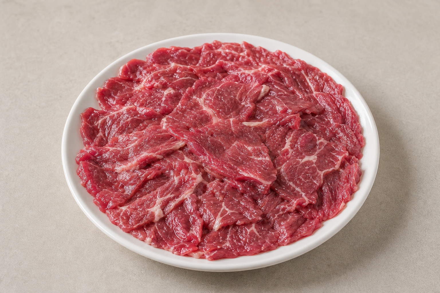 Chaoshan beef hot pot spoon meat beef slices add-on P09 — China dish