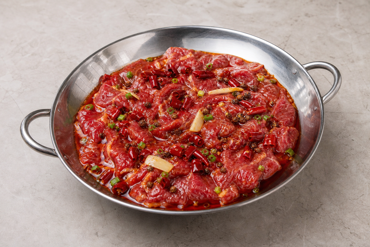 Chengdu hot pot diaolong beef slices add-on P05 — China dish