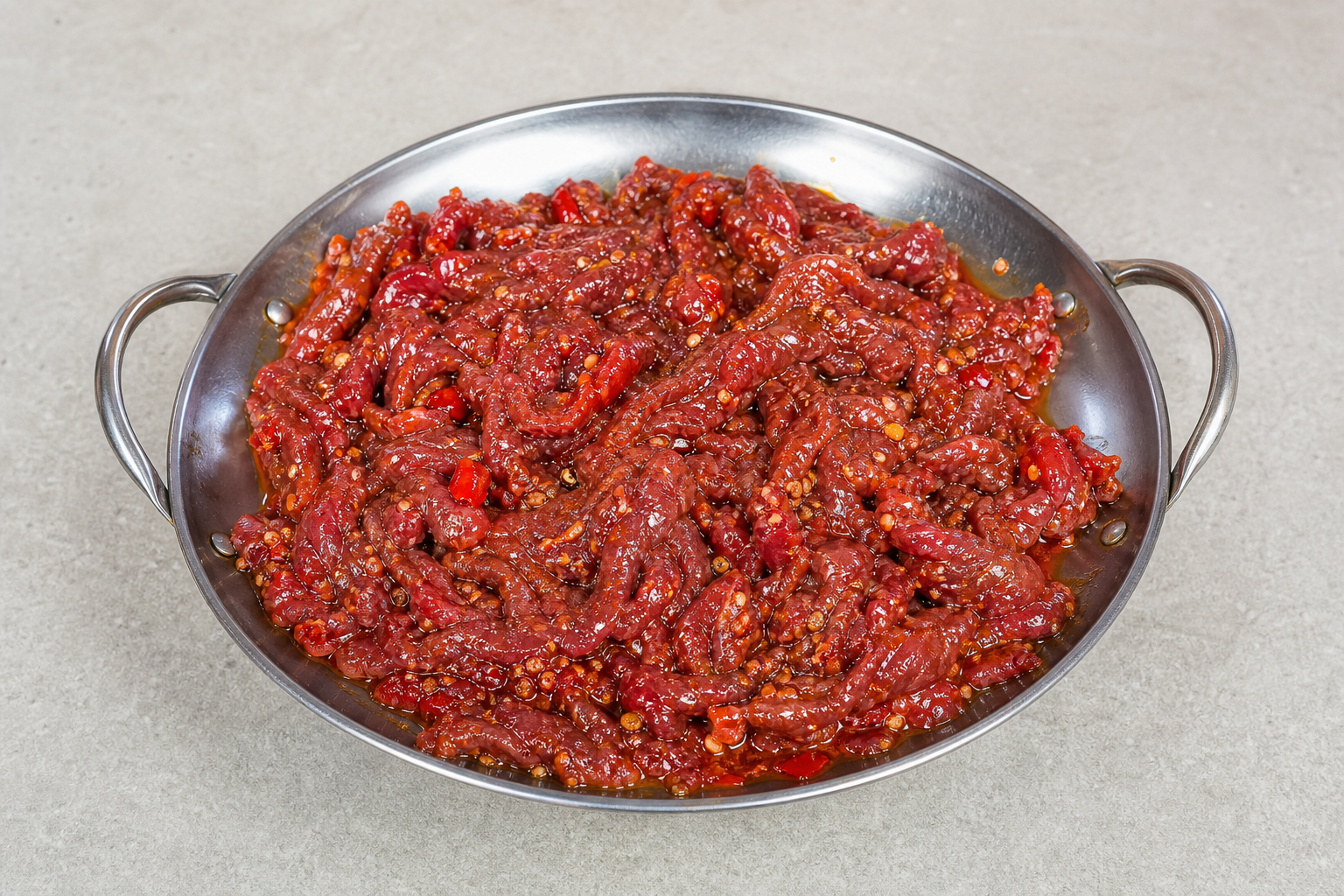 Chengdu hot pot spoon meat beef slices add-on P05 — China dish