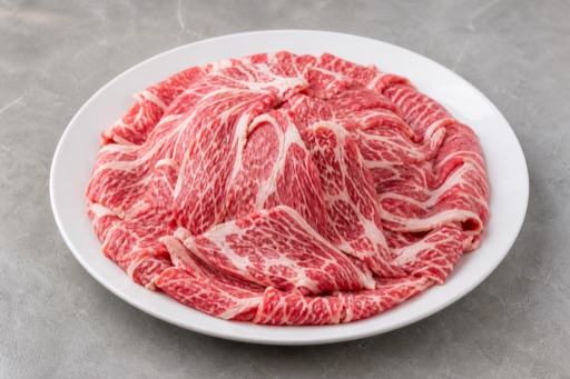 Chongqing hot pot marbled beef slices add-on P01 — China dish