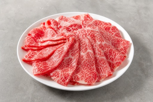 Chongqing hot pot marbled beef slices add-on P09 — China dish