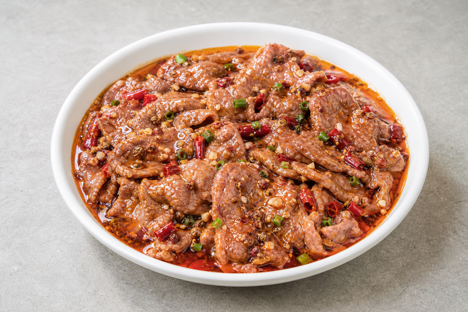 Chongqing hot pot spoon meat beef slices add-on P04 — China dish