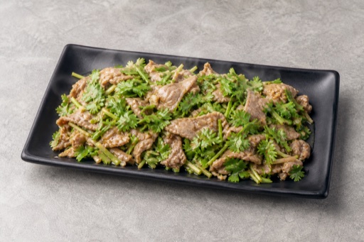 cilantro lamb slices P02 — 중국 요리