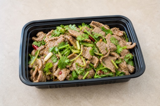 cilantro lamb slices P06 — 중국 요리