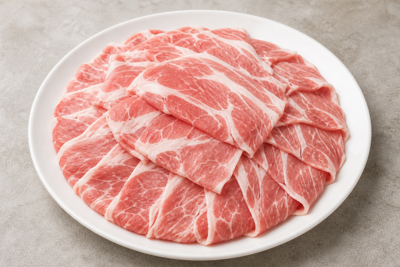 clear broth hot pot young lamb slices add-on P01 — China dish