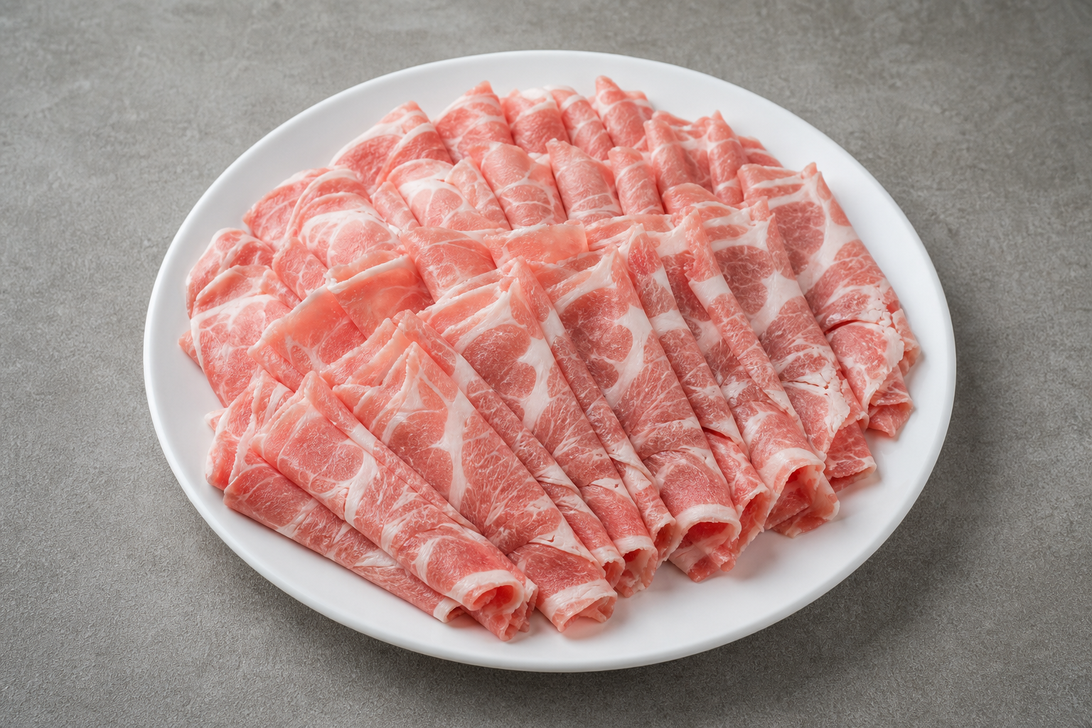 clear broth hot pot young lamb slices add-on P09 — China dish