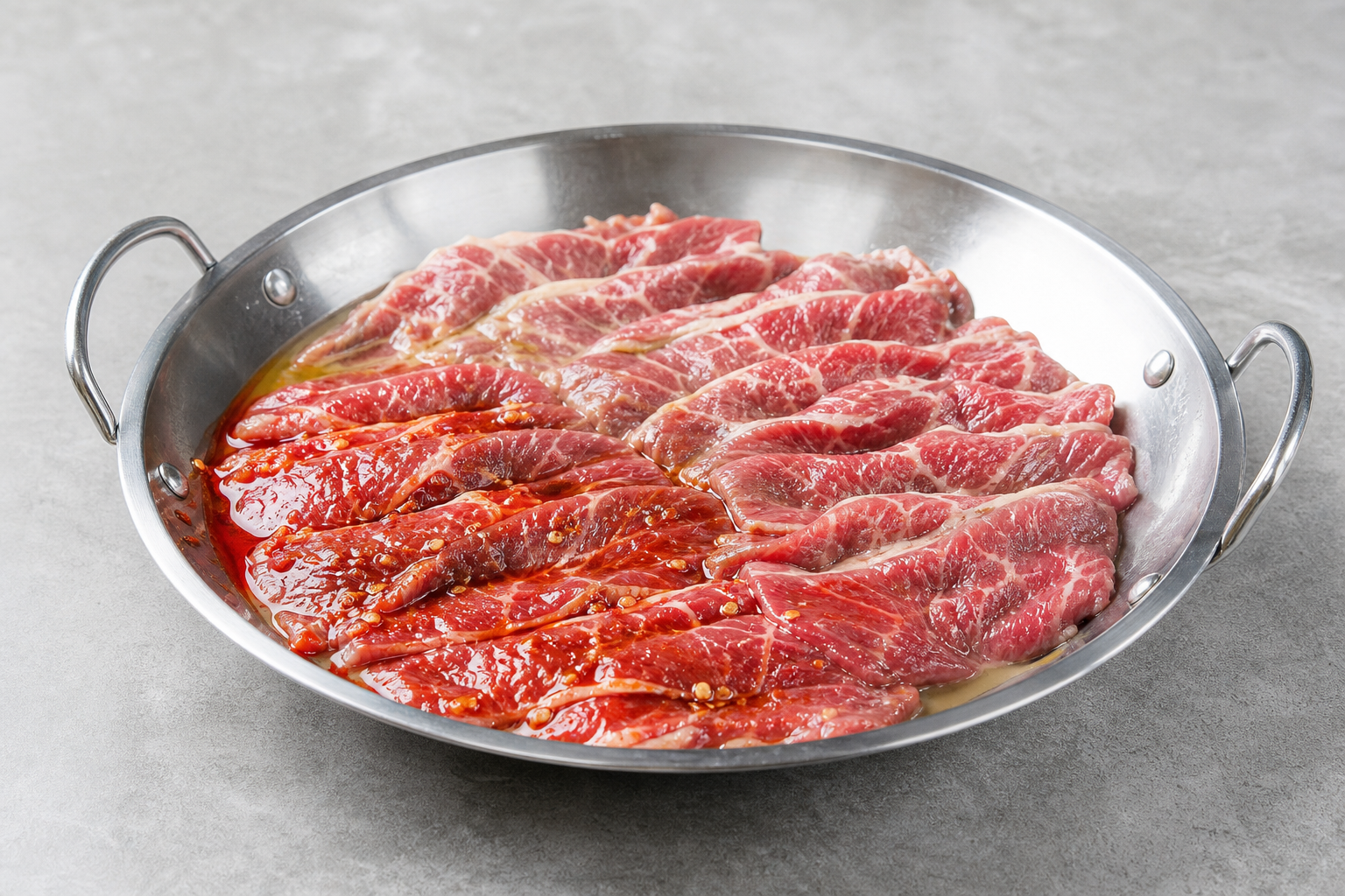 dual broth hot pot diaolong beef slices add-on P05 — China dish