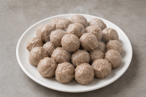 handmade beef tendon balls P01 — 中国 料理