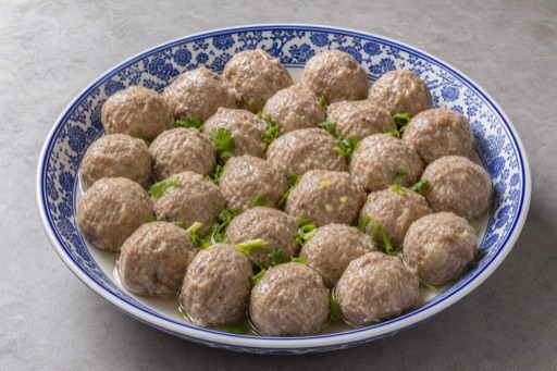 handmade beef tendon balls P10 — 中国 料理