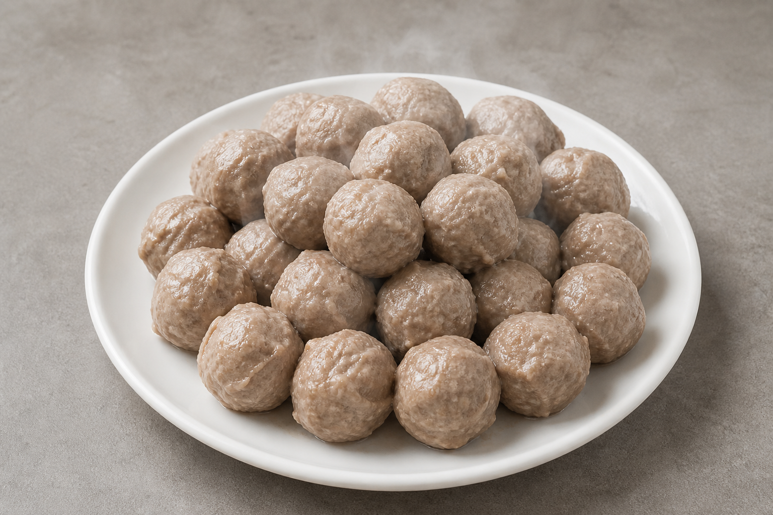 handmade beef tendon balls P01 — 中国 料理