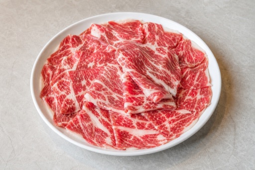 hot pot fresh marbled beef slices P04 — 中国 料理
