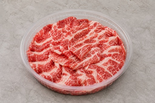 hot pot fresh marbled beef slices P07 — 中国 料理