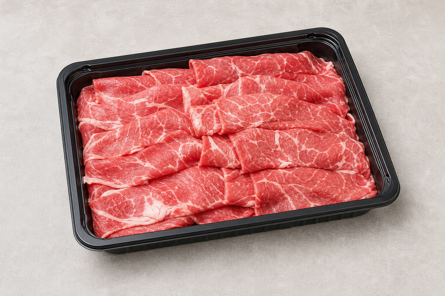 individual hot pot spoon meat beef slices add-on P06 — China dish