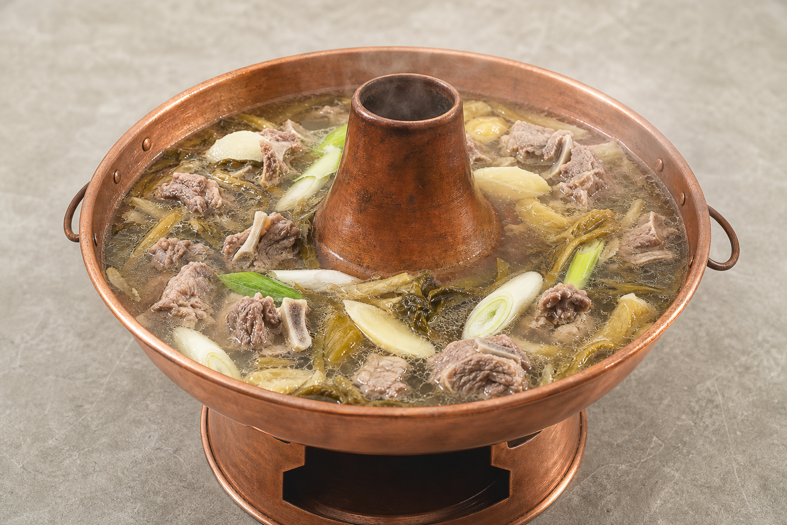 aged pickle Beijing copper pot clear broth hot pot broth P08 — China ingredient