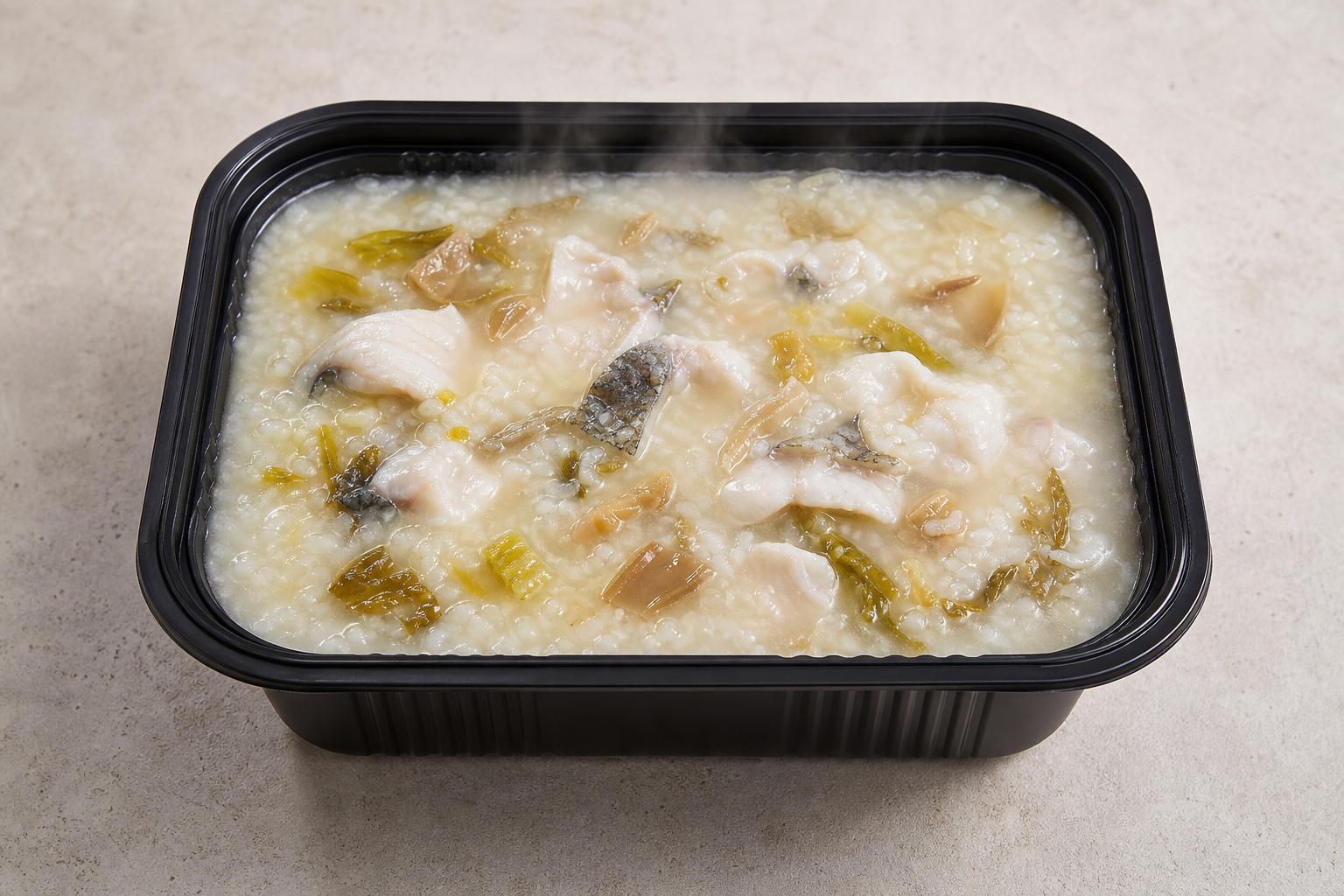Photorealistic aged pickle Shunde congee base hot pot broth P06 food image by VDAMO