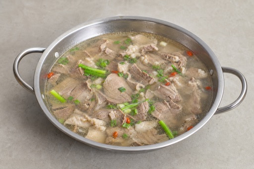Photorealistic Beijing copper pot clear broth P05 food image by VDAMO