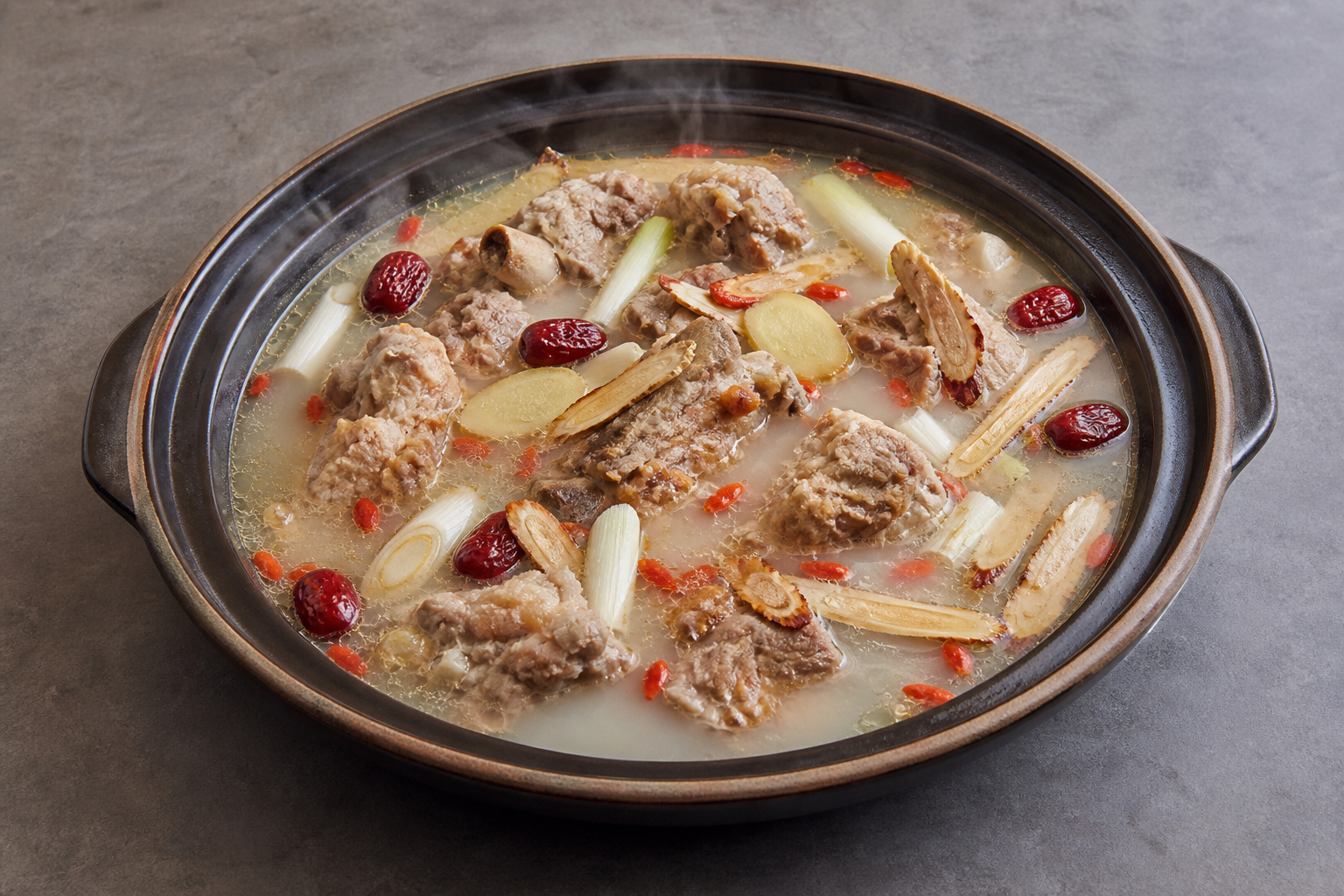 bone broth Chinese herbal nourishing hot pot broth P10 — China ingredient