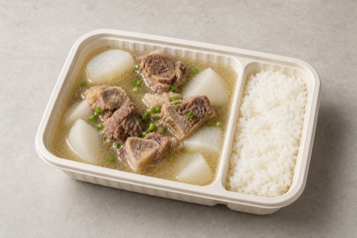 Photorealistic Chaoshan radish beef bone broth P08 food image by VDAMO