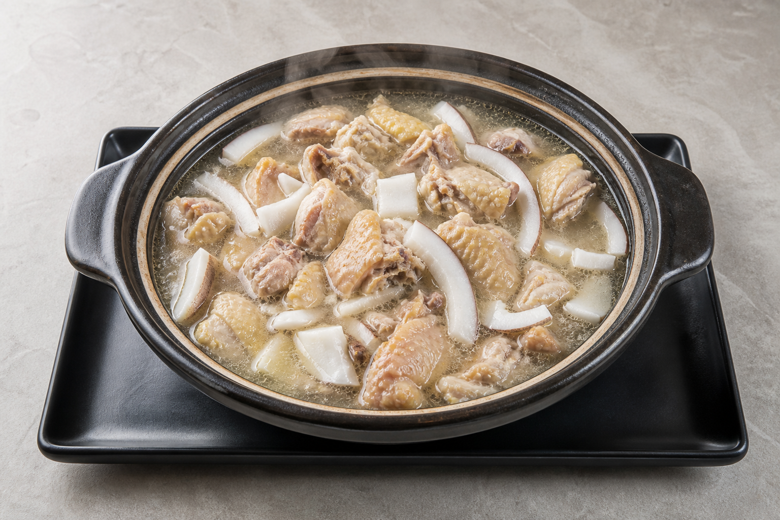 clay pot coconut chicken hot pot broth P02 — China ingredient
