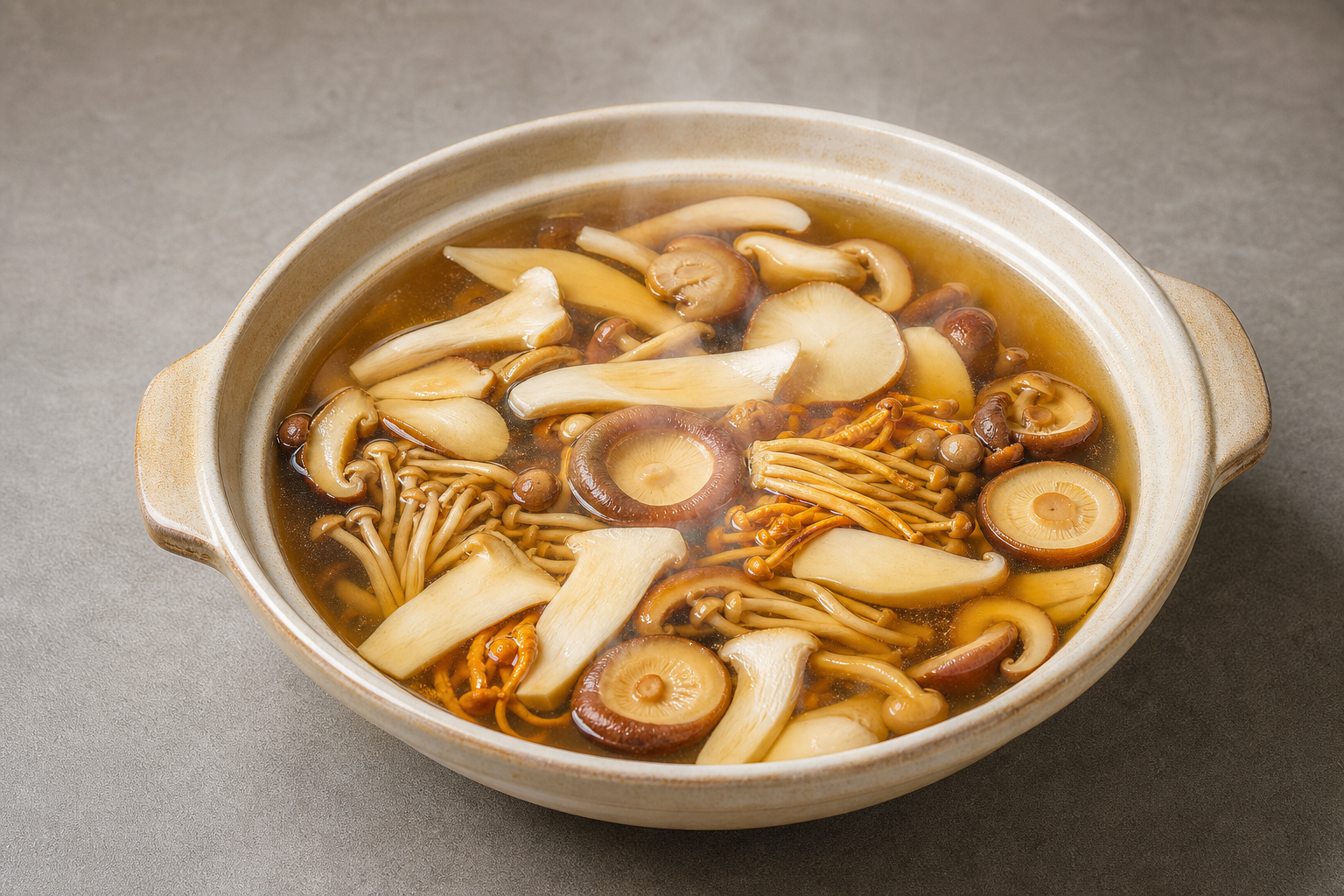 clean strained mushroom clear broth hot pot broth P10 — China ingredient