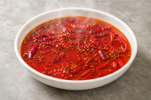 clean strained Sichuan Chongqing beef tallow hot pot broth P04 — China ingredient