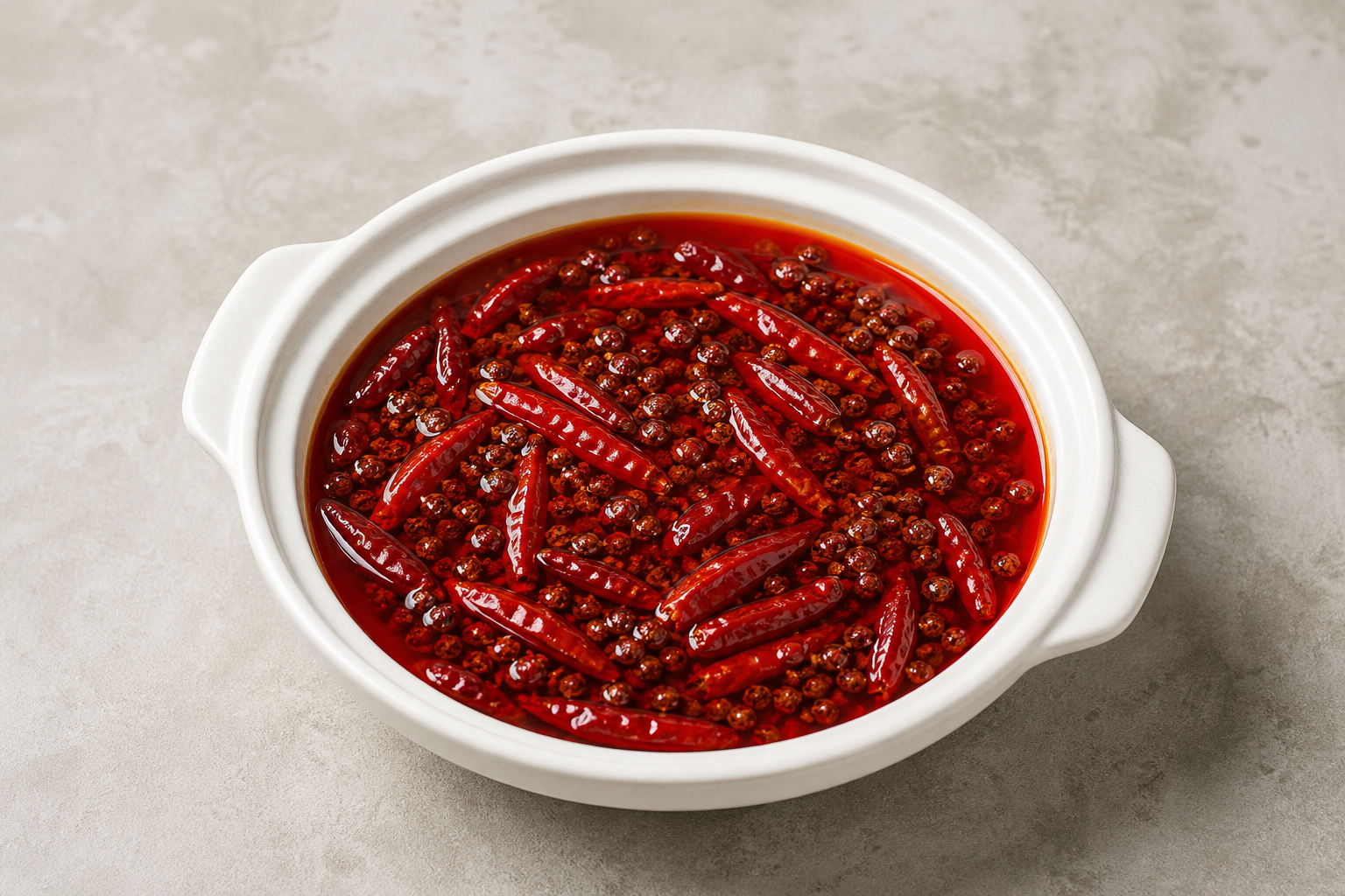 clean strained Sichuan Chongqing beef tallow hot pot broth P09 — China ingredient